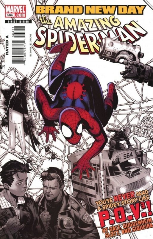 AMAZING SPIDER-MAN #564 (2008) CHRIS BACHALO | DIRECT EDITION