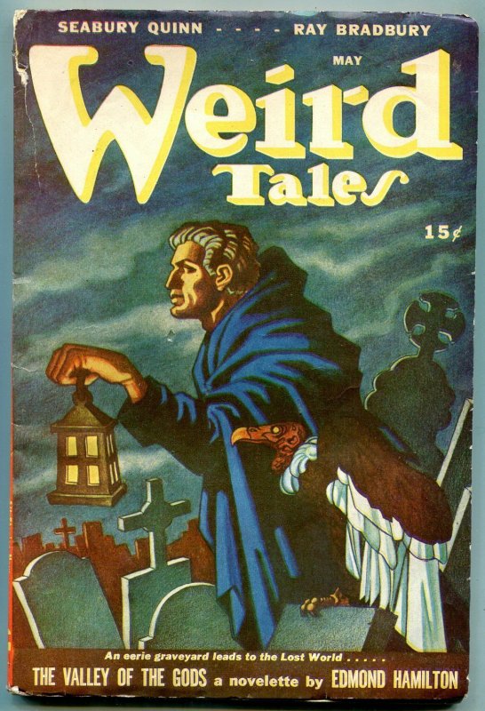 Weird Tales May 1946- Valley of the Gods-Bradbury- Quinn VG/F