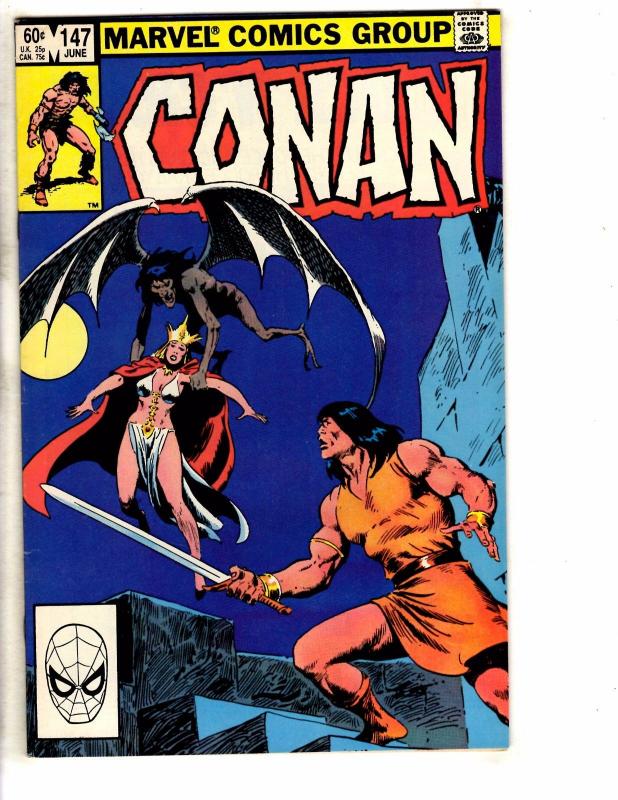 10 Conan Barbarian Marvel Comics # 126 127 129 138 139 140 145 146 147 148 GJ4