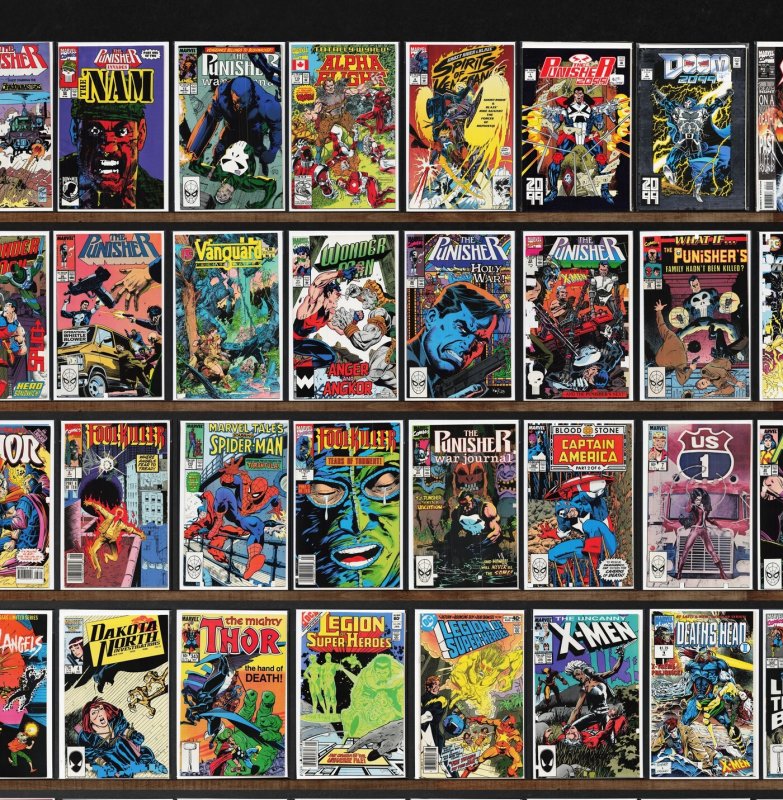 Huge Lot 150+ Comics with The Punisher, Thor, Secret Defenders & More!