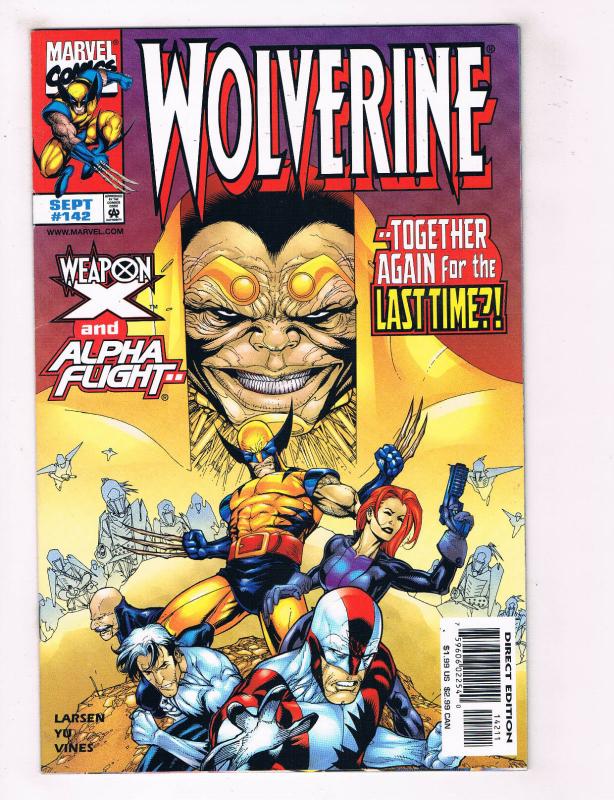 Wolverine #142 FN Marvel Comics Comic Book Larsen Yu X-Men Sept 1999  DE34