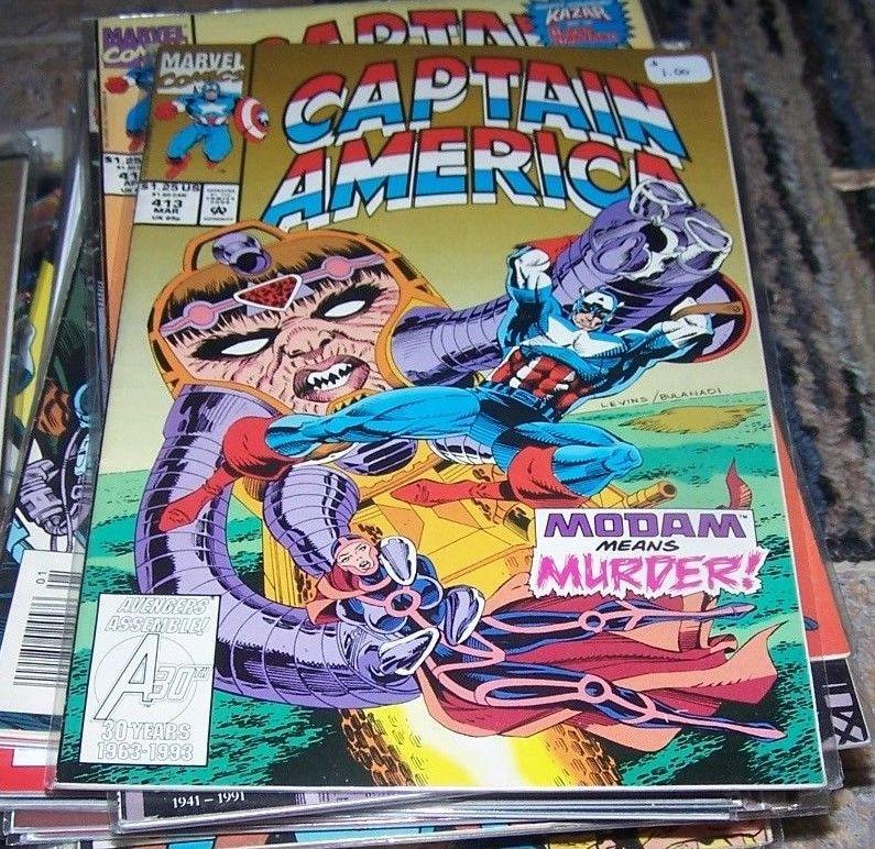 Captain America comic # 413 (Mar 1993, Marvel) modam avengers shang-chi