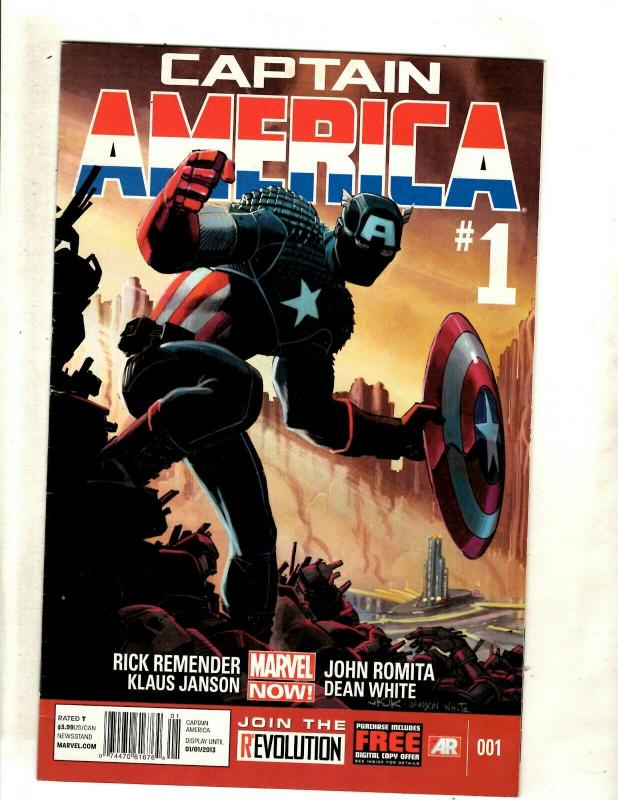 5 Comics Captain America 1 Reborn 1 Annual 1 Heroes For Hire 11 Sub-Mariner MF22