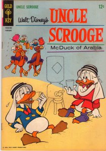 Uncle Scrooge #55 - Gold Key Walt Disney McDuck Of Arabia - 1964 (Grade 5.0) WH