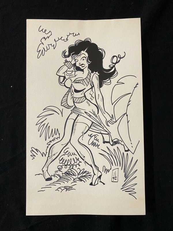 Original Senorita Rio Pin Up-  good girl art