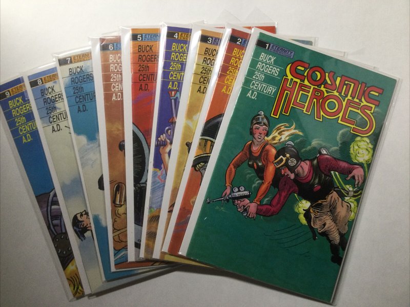 Cosmic Heroes 1 2 3 4 5 6 7 8 9 Very Fine- Near Mint Lot Run Set Eternity Comics