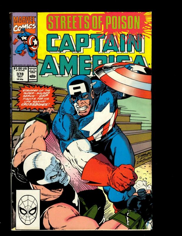 12 Cap America Comics # 373 374 375 376 377 378 379 380 386 392 399 403 EK13