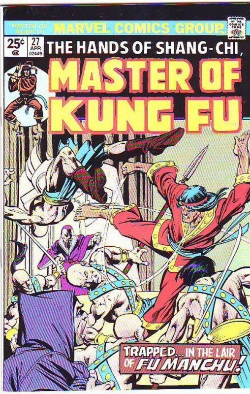 Master of Kung Fu, the Hands of Shang-Chi #27 (Apr-75) VF/NM High-Grad...