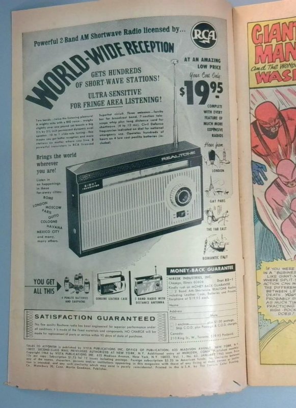 Tales to Astonish #63, VG+ 1st Leader, Marvel Comics, 1965 JR1