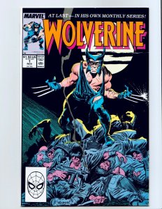 Wolverine #1 (1988 Series). -  1st appearance of Patch! NM++ Beautiful!