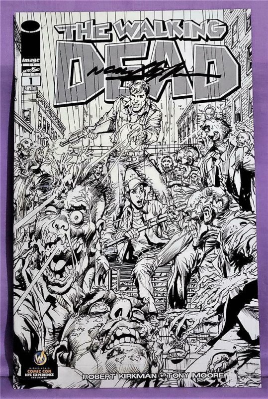 The WALKING DEAD #1 Wizard World NYC Neal Adams Sketch Variant Signed (2013)!