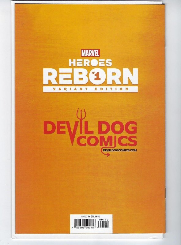 Heroes Reborn #1 Outstanding Exclusive Blade Cover by Parrillo (2021) {NM-}