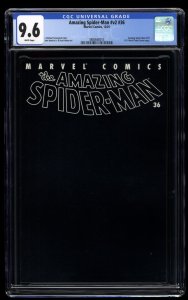 Amazing Spider-Man #36 CGC NM+ 9.6 9/11 World Trade Center Black Cover!