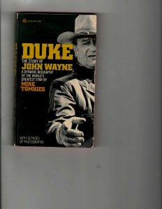3 Books Biography of John Wayne Shooting Star Action of the Tiger Duke JK27
