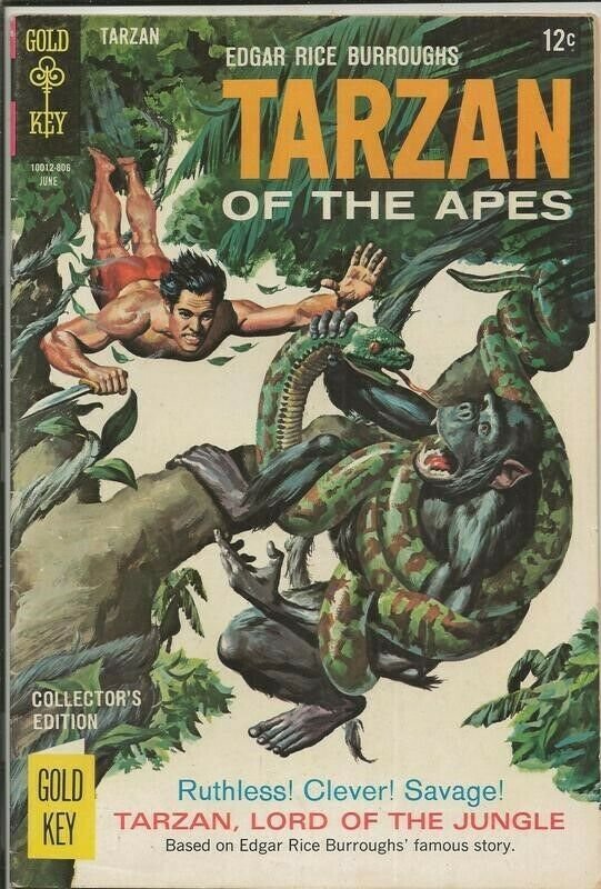 Tarzan #176 ORIGINAL Vintage 1968 Gold Key Comics  
