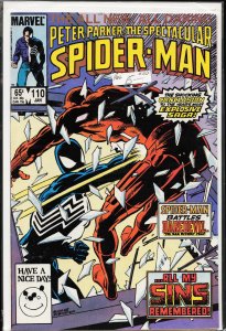 The Spectacular Spider-Man #110 (1986) Spider-Man