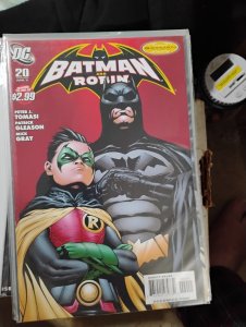 BATMAN AND ROBIN # 20  2011 DC COMICS  gleason cover