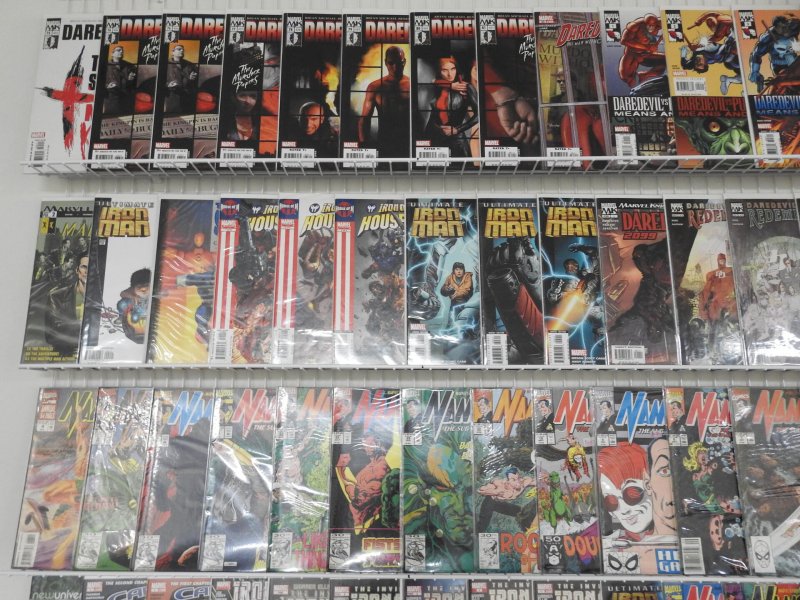 Huge Lot 150+ Comics W/ Daredevil, Punisher, Iron Man+ Avg VF- Condition!!