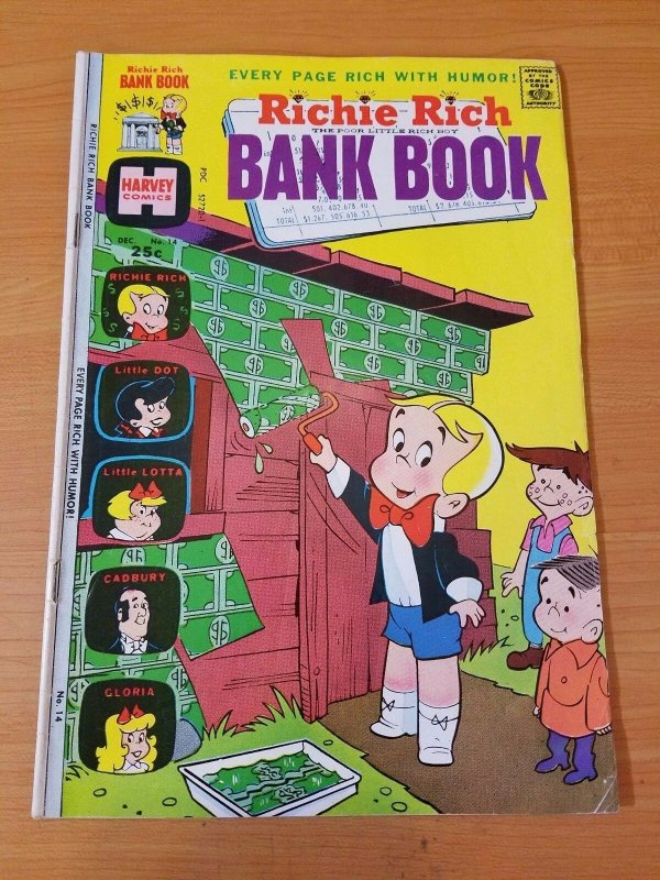 Richie Rich Bank Book #14 ~ FINE - VERY FINE VF ~ (1974, Harvey Comics)