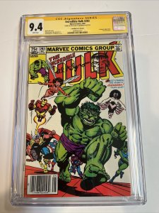 Incredible Hulk (1983) # 283 (CGC 9.4) Signed Sketch (Hulk)  Al Milgrom | CPV