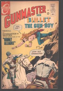 Gunmaster #89 1967-Charlton-Gunmaster vs Hawk-Gunboy dies-Final issue-FN-