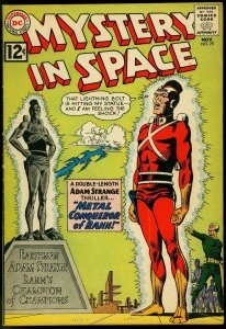 MYSTERY IN SPACE #79 DC 1962 ADAM STRANGE A-BOMB PANEL VG