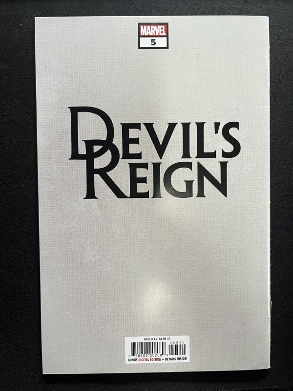 Devils Reign #5 NM 2022 Marvel Comics C136A
