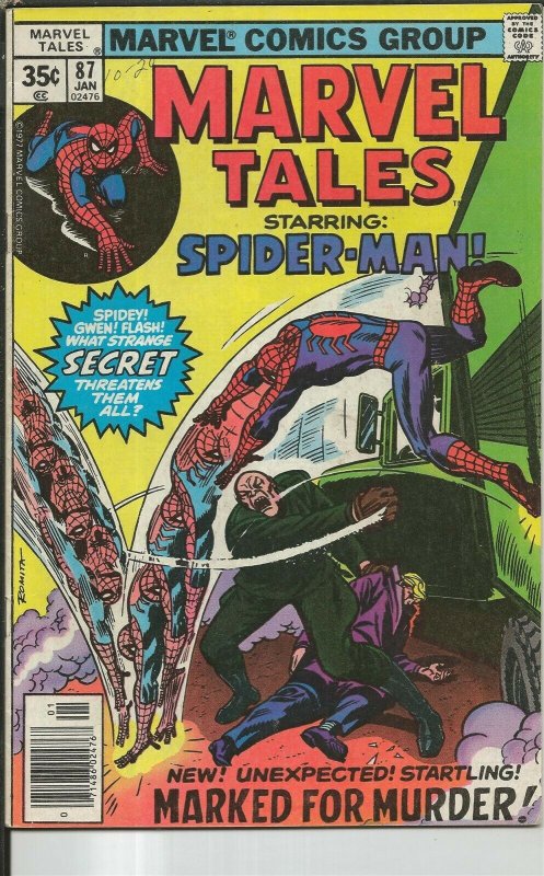 Marvel Tales #87 VINTAGE 1978 Marvel Comics Reprints Amazing Spider-Man 108 71486024767