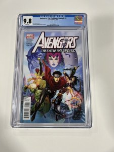 AVENGERS THE CHILDREN’S CRUSADE 1 CGC 9.8 WHITE PAGES MARVEL 2010