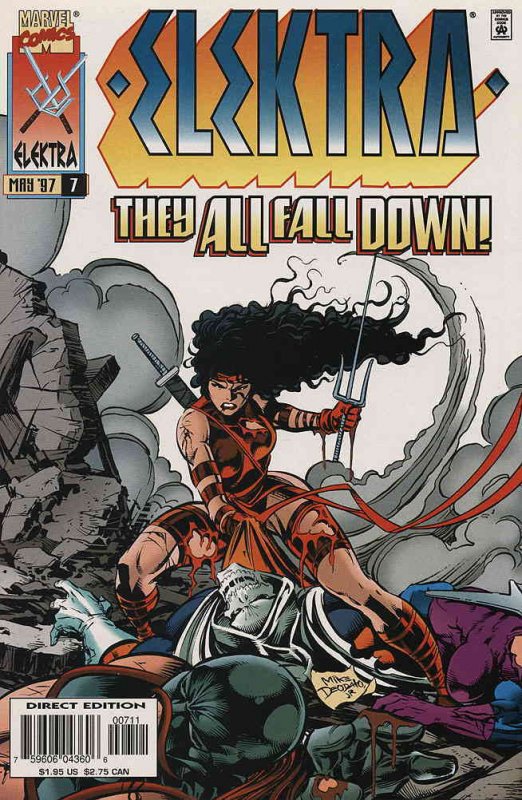 Elektra (2nd Series) #7 VF ; Marvel | Mike Deodato