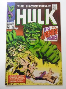 The Incredible Hulk #102 (1968) VF+ Condition!