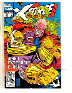 Lot Of 10 X-Force Marvel Comic Books # 1 4 5 6 7 8 9 10 12 13 X-Men Domino JD4