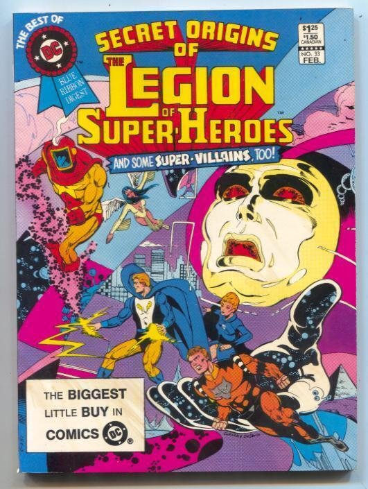 Best Of DC #33 1983- LEGION OF SUPER-HEROES ORIGINS -DC- VF-