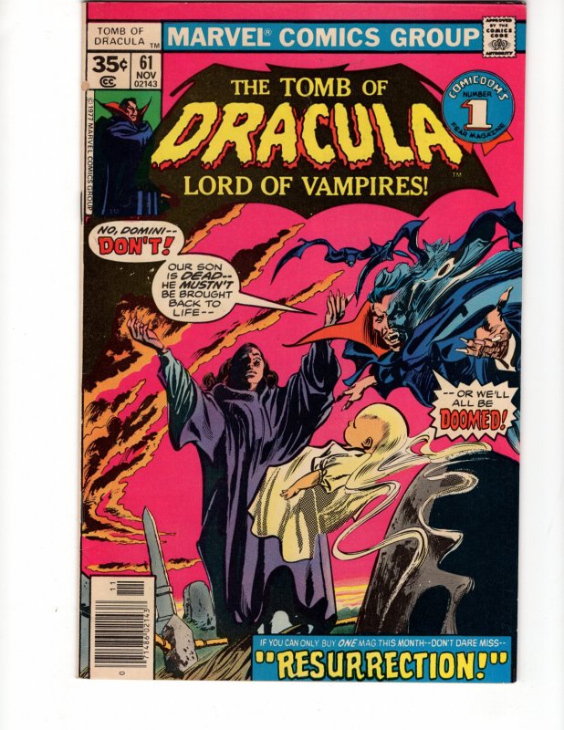 Tomb of Dracula #61 Bronze Age Marvel Horror