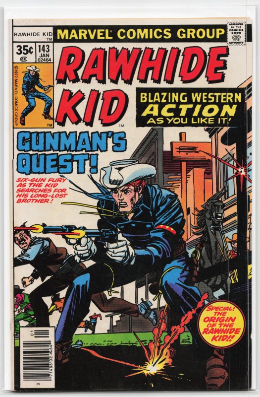 The Rawhide Kid #143 (1978) Rawhide Kid