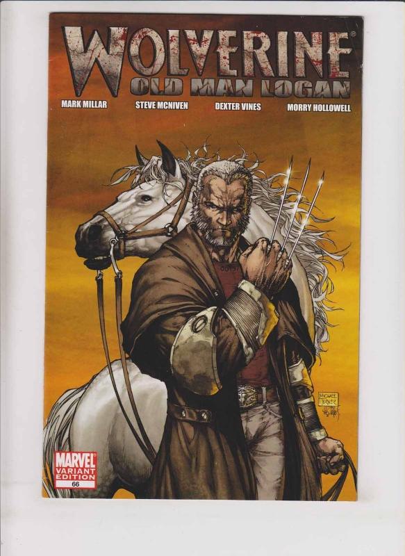 Wolverine vol. 3 #66 old man logan - michael turner 1:50 variant - 1st print