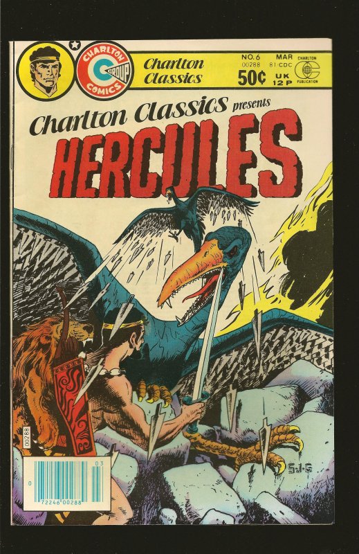 Charlton Classics Hercules #6 (1981)