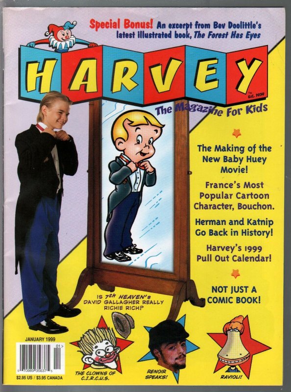 Harvey Magazine For Kids #2 1999-Richie Rich-Baby Huey movie-comics-pix-VF