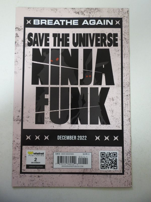 Ninja Funk #1 Variant Signed W/ COA NM Condition