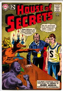 House of Secrets #58 1963-DC-Origin of Mark Merlin by Mort Meskin-High grade-...