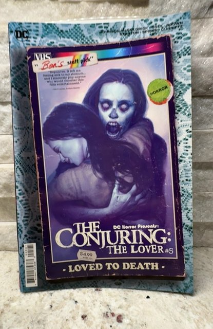 DC Horror Presents: The Conjuring: The Lover #5 VHS Horror Variant Cover