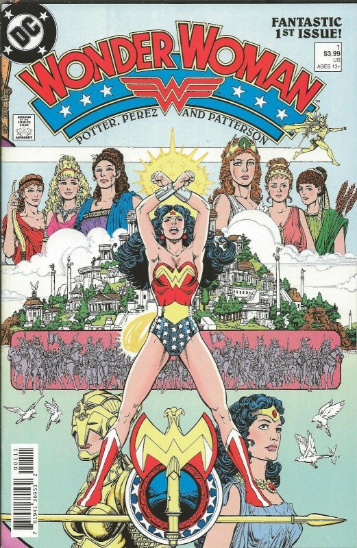 Wonder Woman #1 '87 2020 DC Comics Facsimile Reprint Edition   