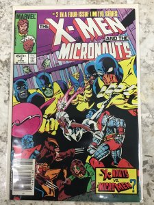 The X-Men and The Micronauts #1, 2,3 (1984) Three book lot!