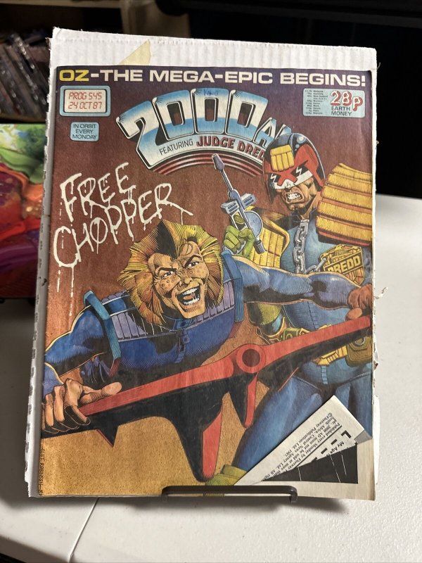 2000AD featuring Judge Dredd Prog 545