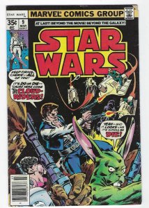 STAR WARS #9 MARVEL COMICS 1977 VG/F