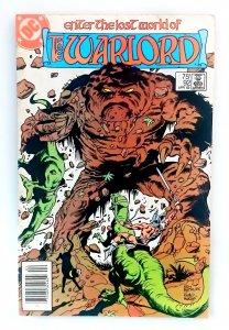 Warlord #92 (1985) Rare Newsstand Variant Edition! Viking Saga DCU