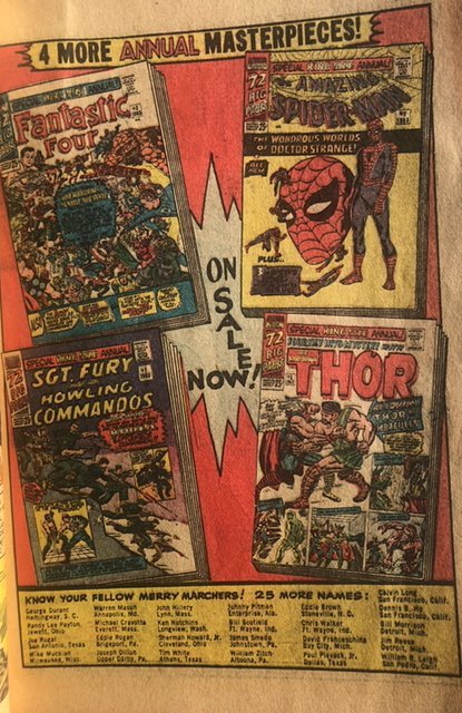 Marvel Tales #2 (1965)Origin reprints-X-men,Avengers&Hulk 3