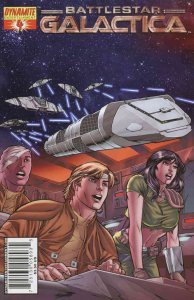 Classic Battlestar Galactica #4B VF ; Dynamite | Rick Remender