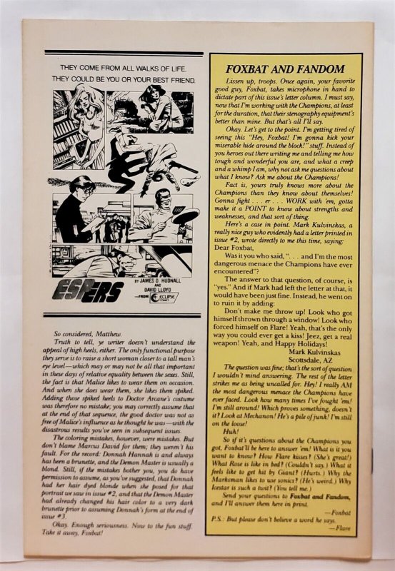 New DNAgents, The #17 (March 1987, Eclipse) 7.5 VF-  