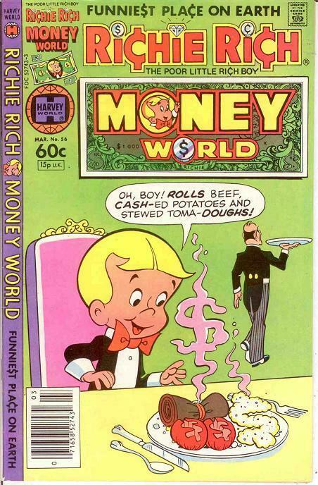 RICHIE RICH MONEY WORLD (1972-1982) 56 VF-NM Mar. 1982 COMICS BOOK